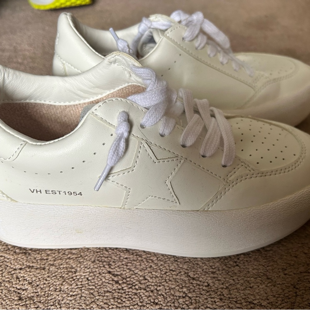 White Vintage Havana Sneakers